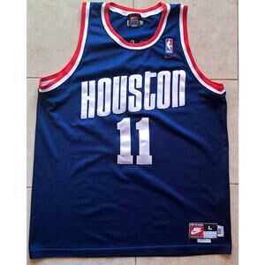 Yao MING 11 Houston Rockets 2000s NIKE Rewind Swingman jersey L navy NBA vintage